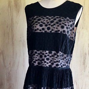 London Style Collection Black & Tan Dress